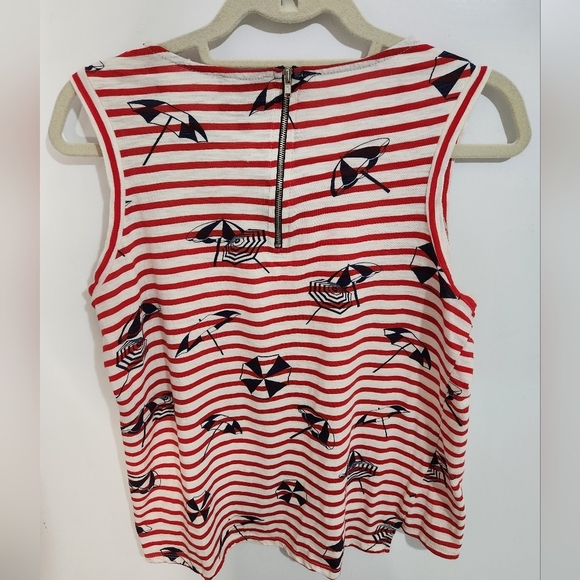W5 Nautical cropped top, size medium - Picture 3 of 7